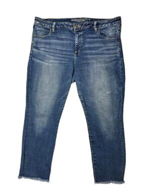 Apt. 9 Medium Blue Women's Jeggings with Faded Wash